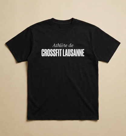 T-shirt noir RILASSI — Athlete de Crossfit Lausanne