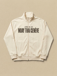 Blanc - Athlete de - Muay Thai Geneve Veste