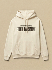 Blanc - Je m'entraine a - Force Lausanne Hoodie