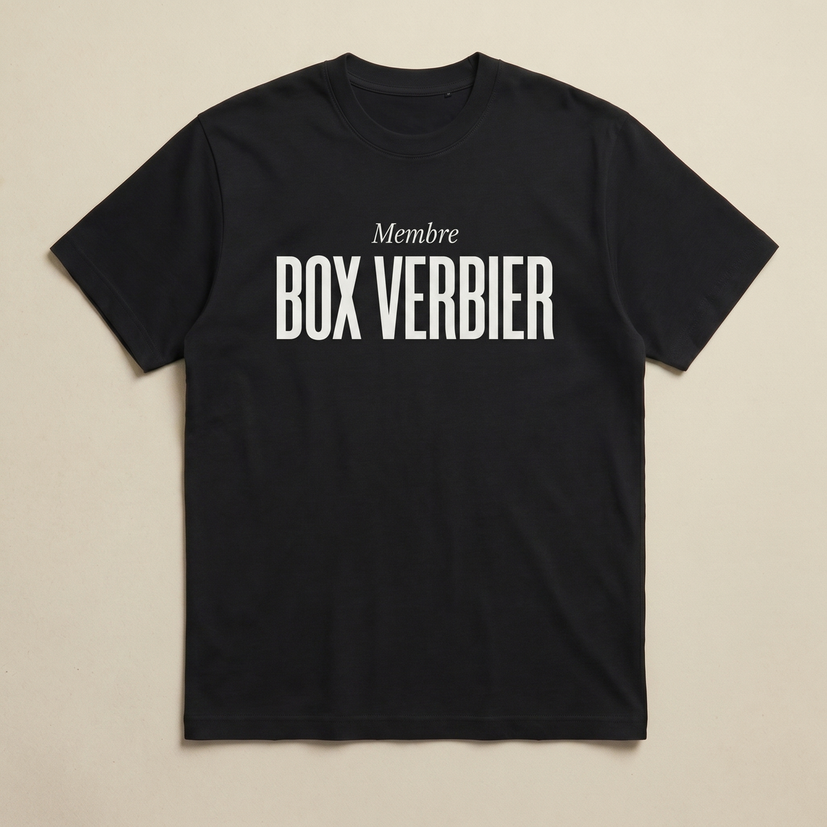 Noir - Membre - Box Verbier Tee