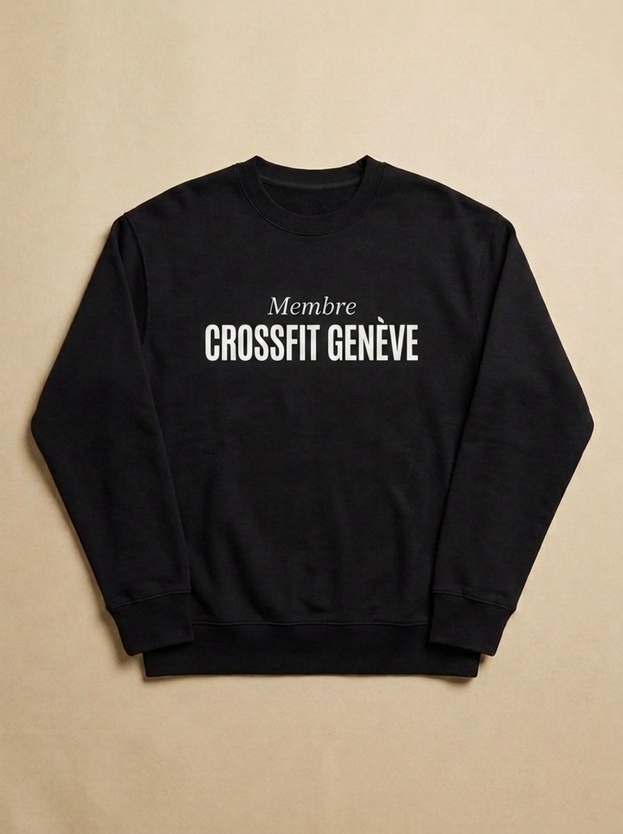 Noir - Membre - CrossFit Geneve Sweatshirt
