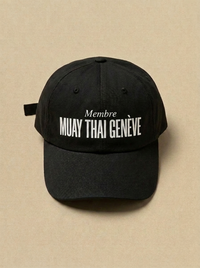 Noir - Membre - Muay Thai Geneve Casquette