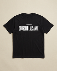 T-shirt noir Crossfit Lausanne — Membre